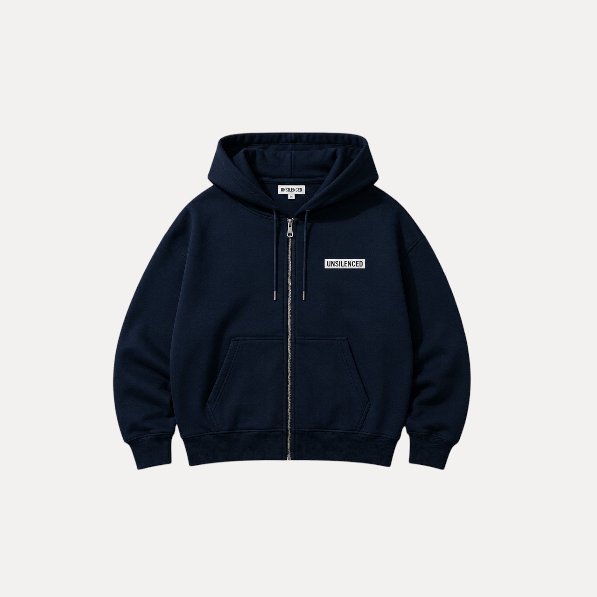THE DISCLOSURE Zip Hoodie | Navy