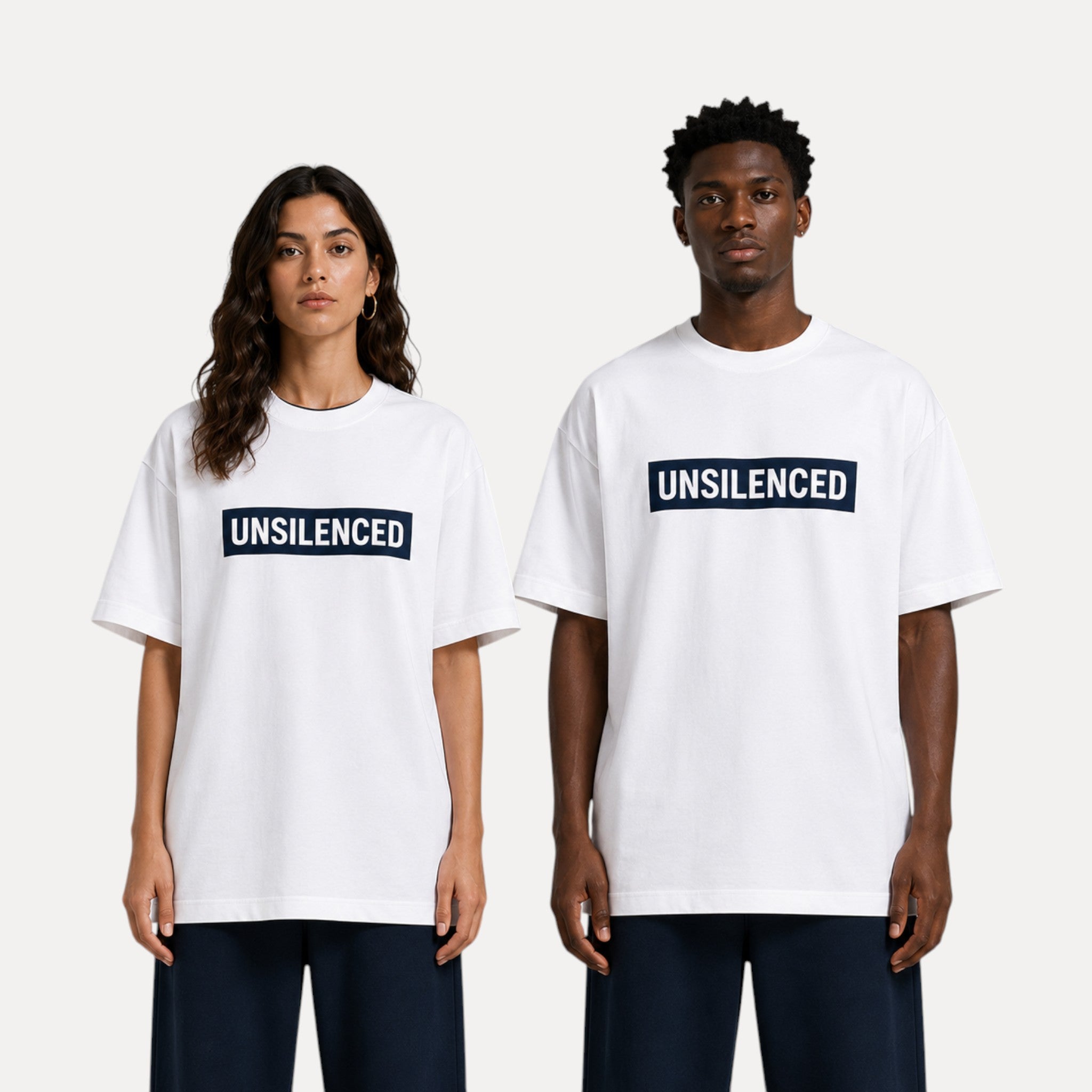 THE RECORD Oversized Tee | White