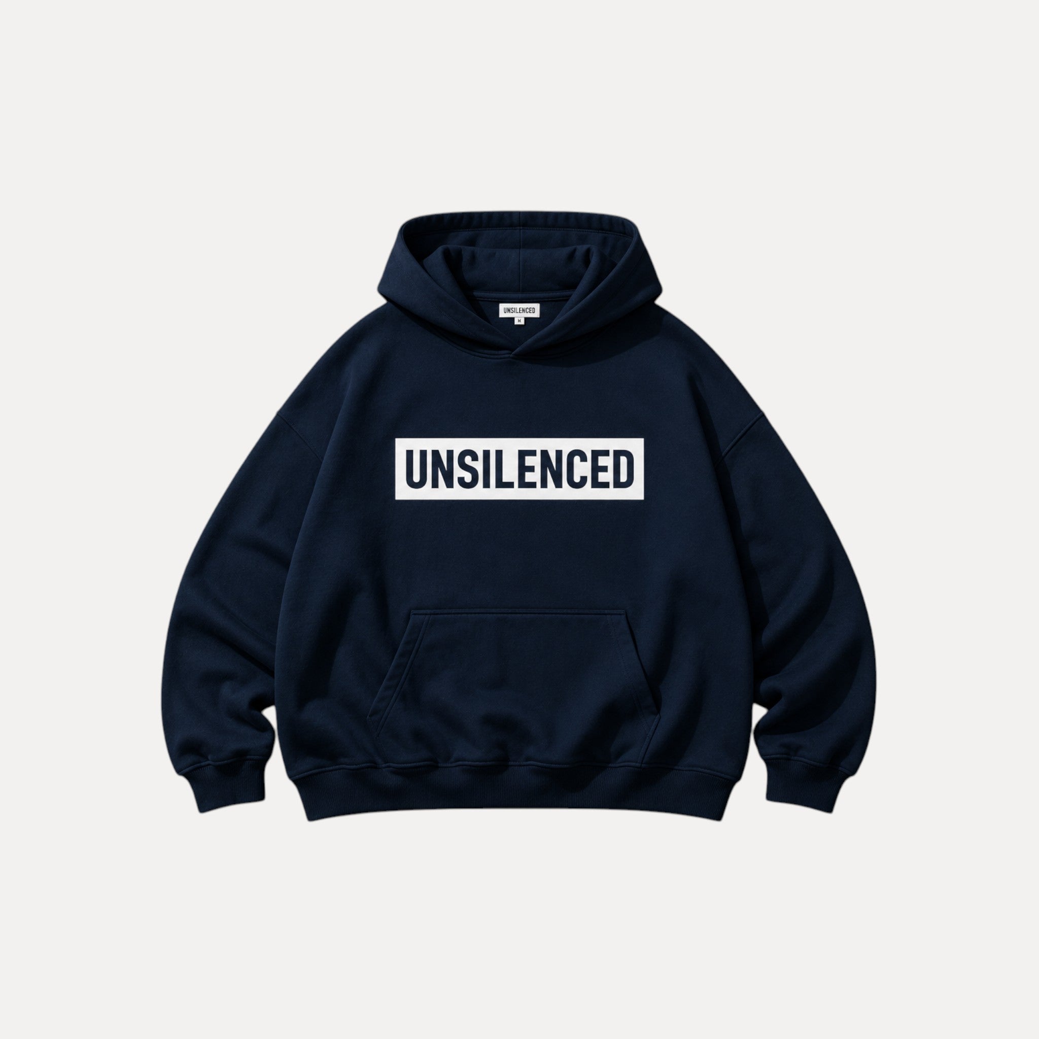 THE MANIFESTO Oversized Hoodie | Navy