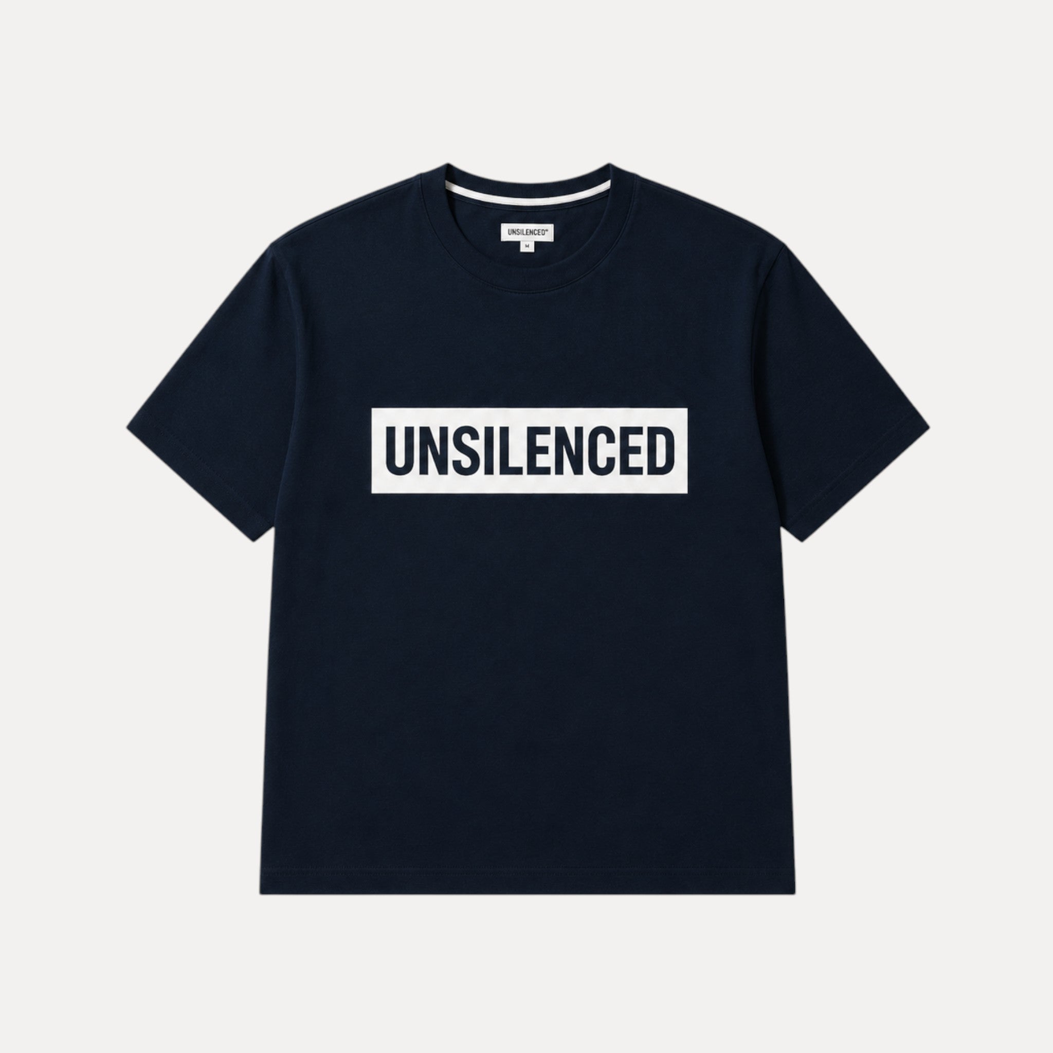 THE RECORD Oversized Tee | Navy
