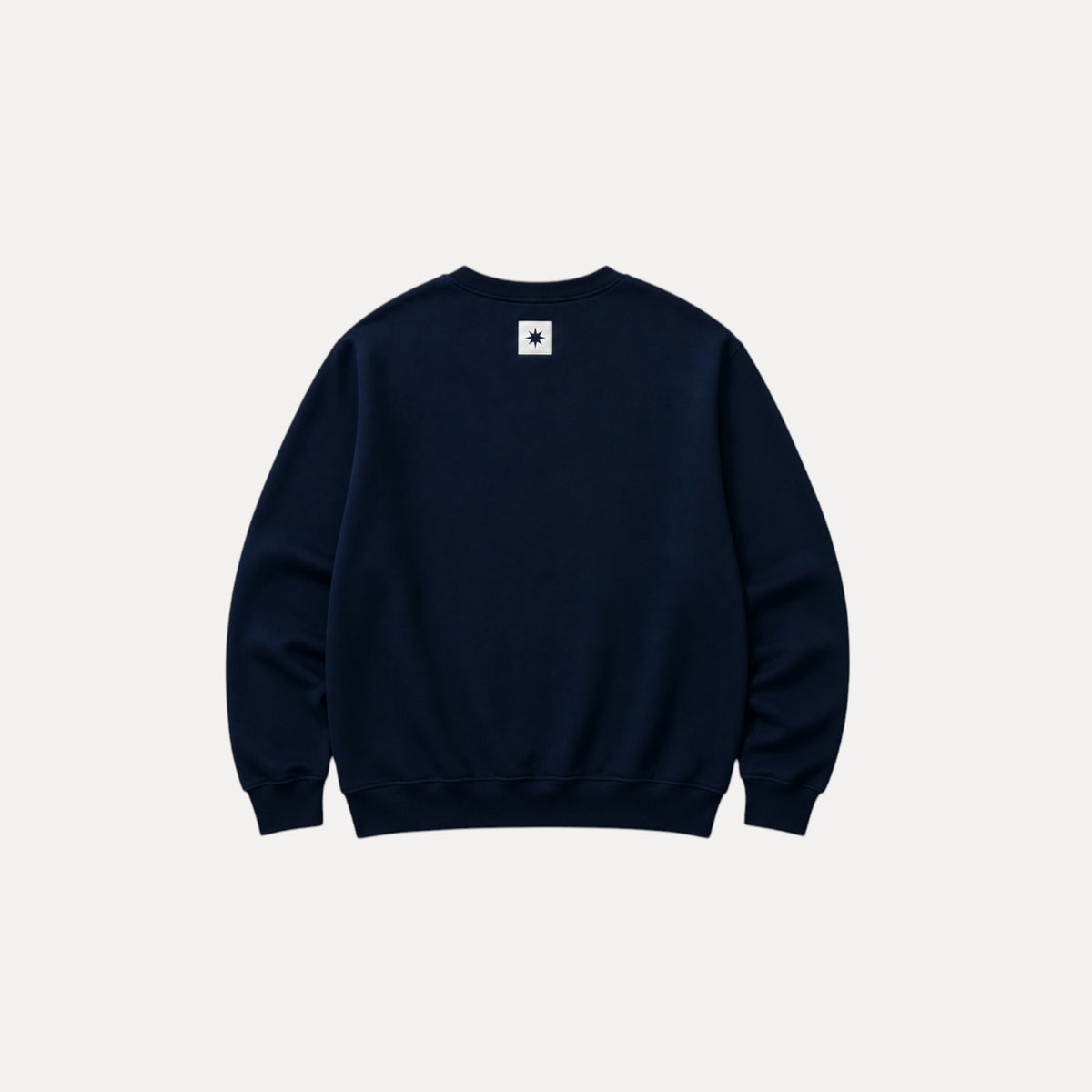 THE VERDICT Regular Crewneck | Navy by UNSILENCED - back view