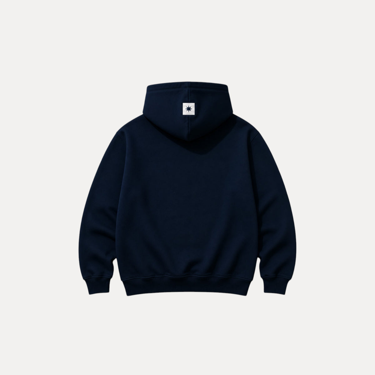 THE TESTIMONY Regular Hoodie | Navy by UNSILENCED - back view