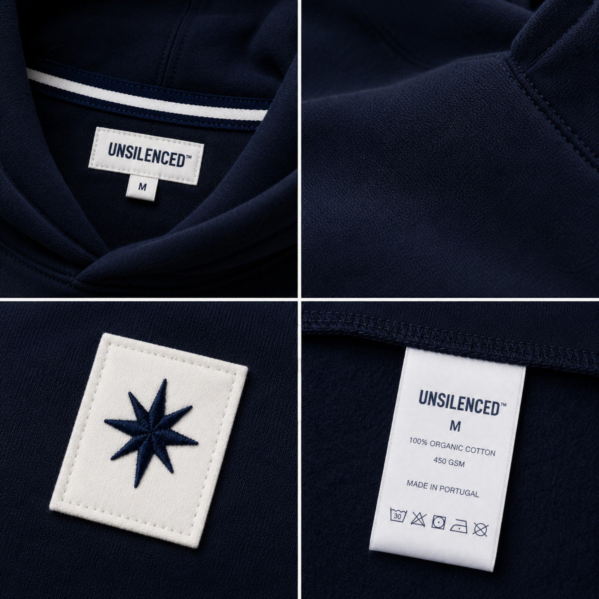 THE MANIFESTO Oversized Hoodie | Navy