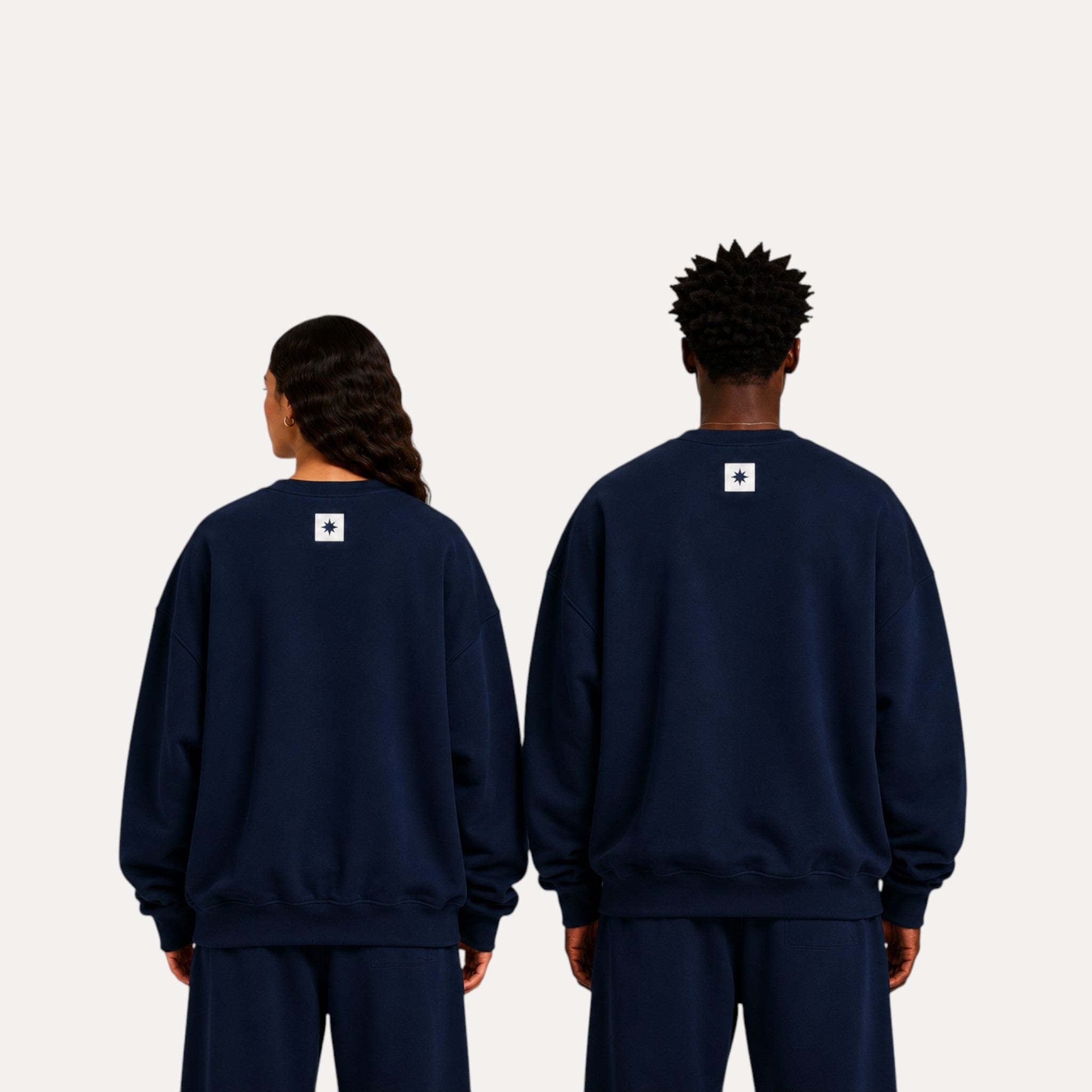 THE CANON Oversized Crewneck | Navy