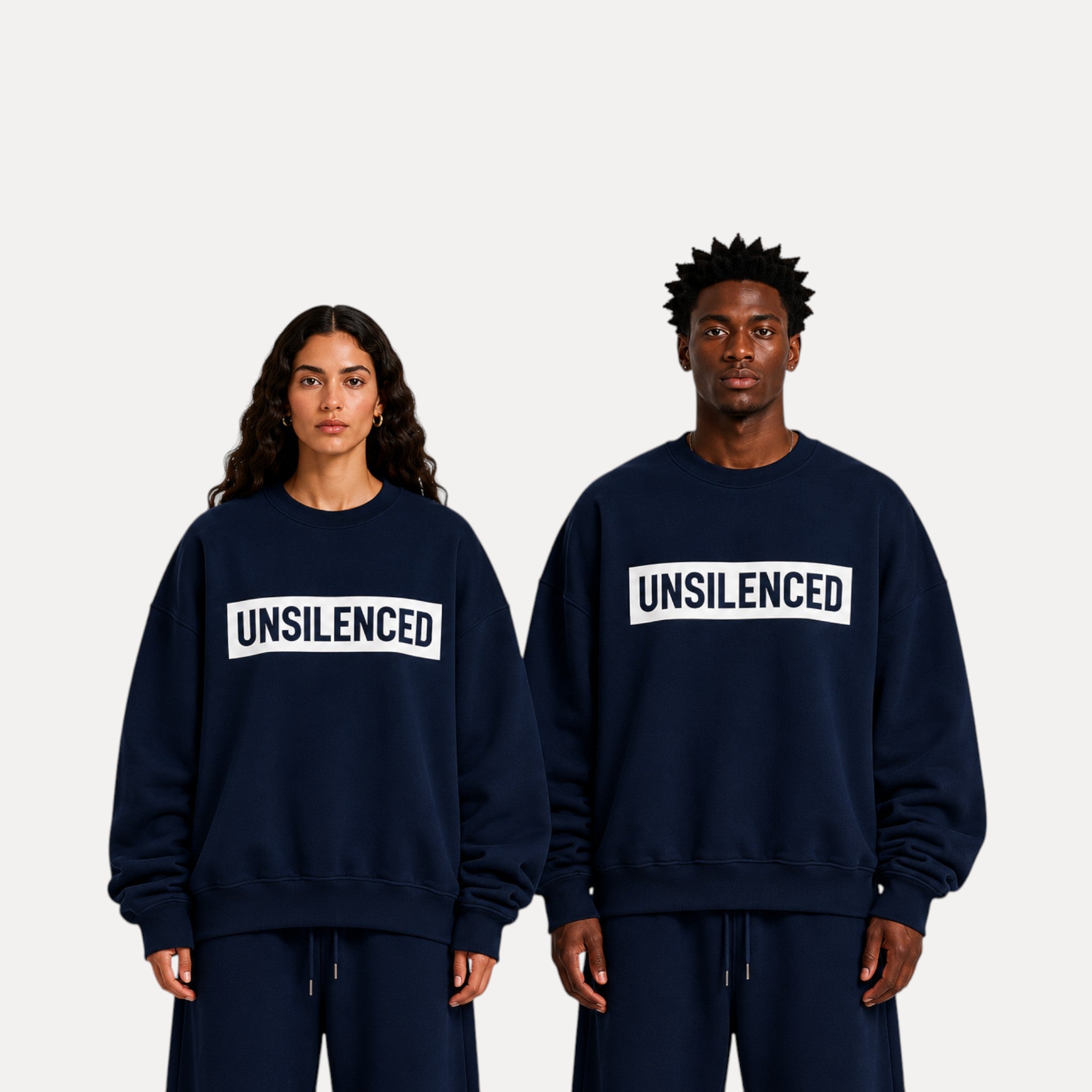 THE CANON Oversized Crewneck | Navy