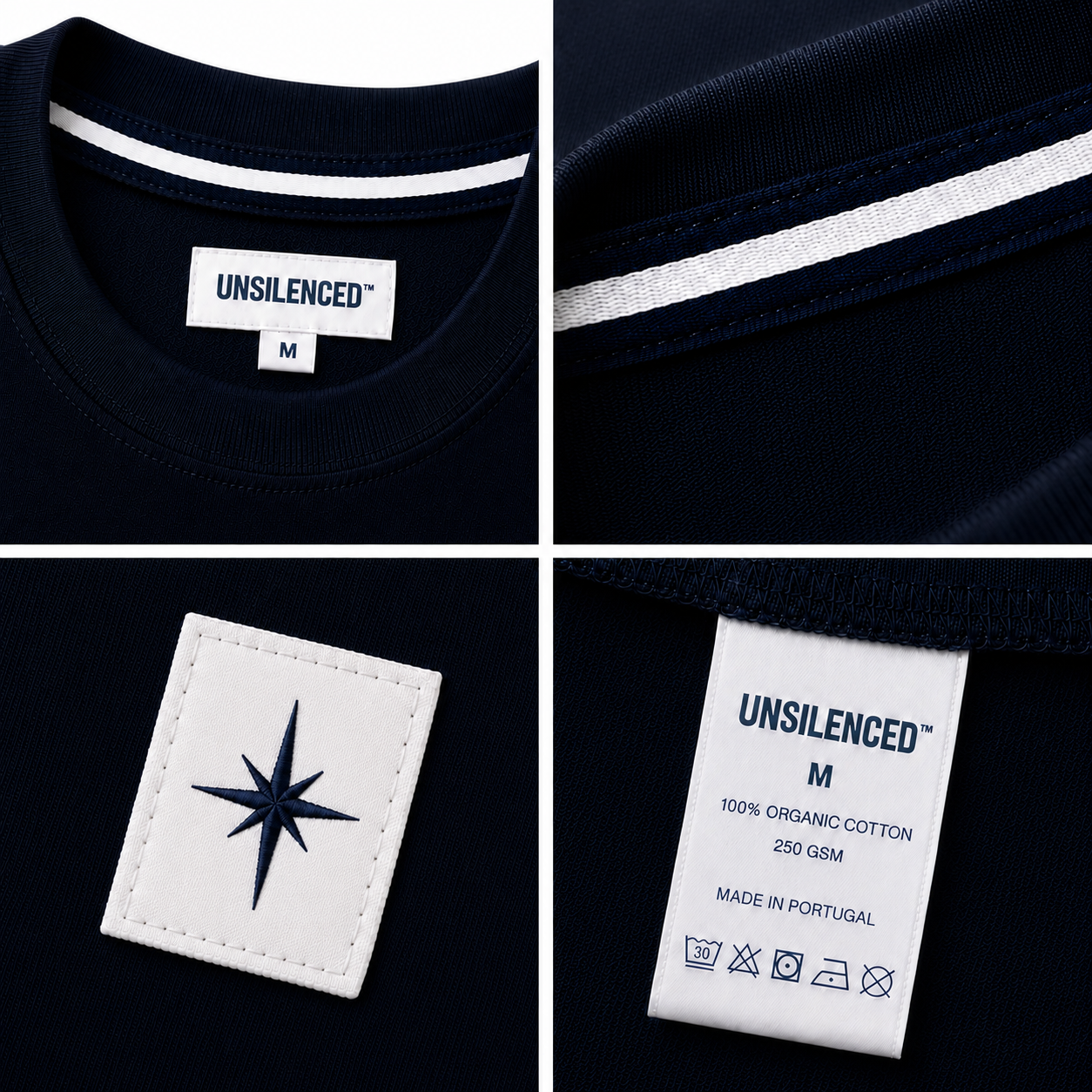 THE RECORD Oversized Tee | Navy